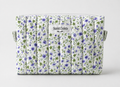 Delicate Purple Floral Large Makeup Bag