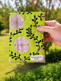 Lime & Pink Passion Vine Quilted E-Reader and Book Sleeves