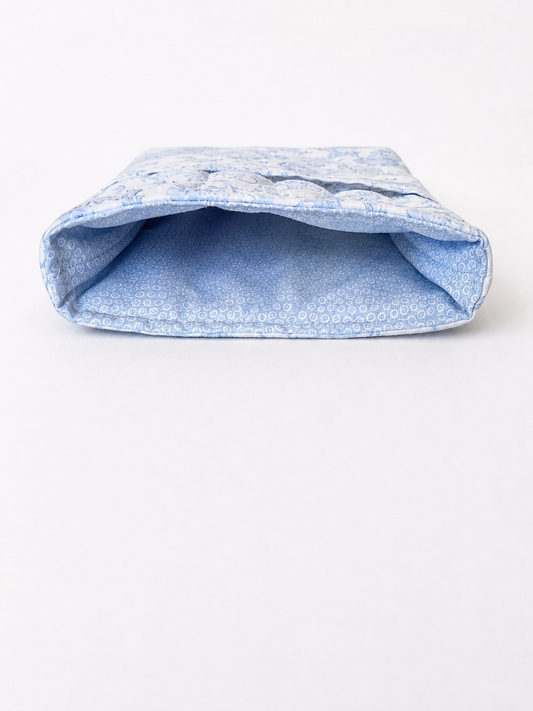 Cottage Blue Chinoiserie Quilted E-Reader and Book Sleeves