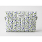 Delicate Purple Floral Large Makeup Bag